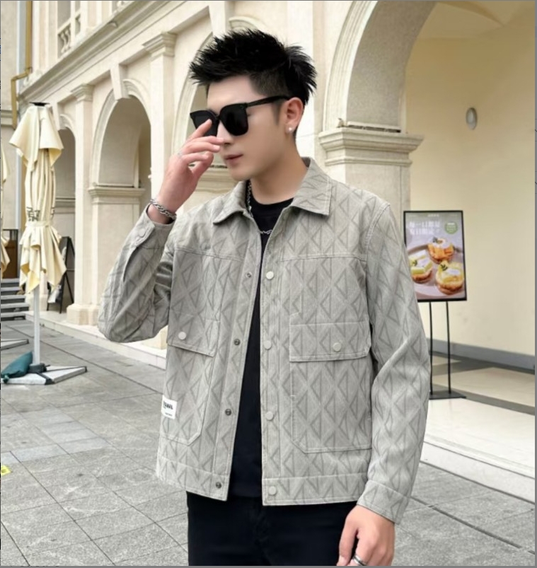 2411 春秋季2024男士外套皮衣夹克