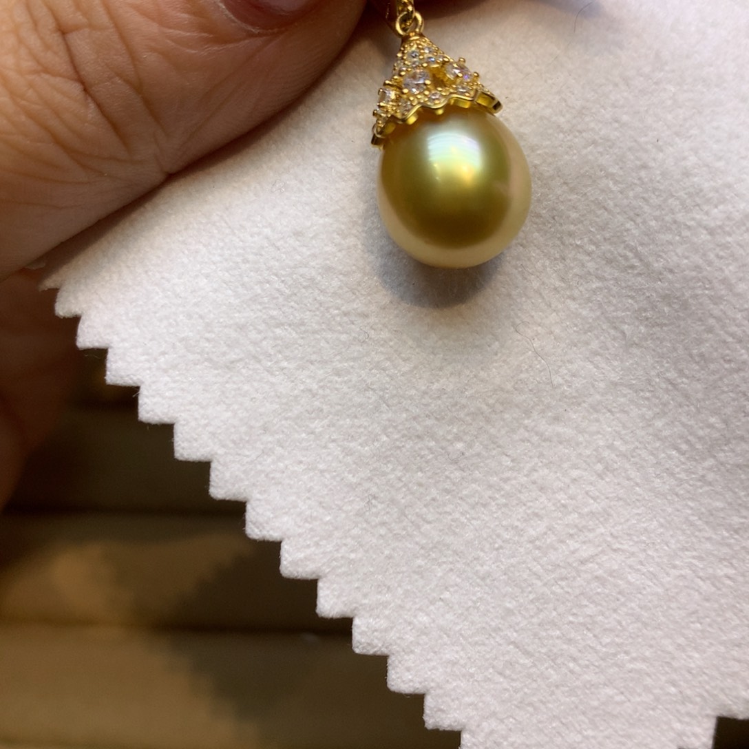 颈饰银S925镶嵌海水珍珠