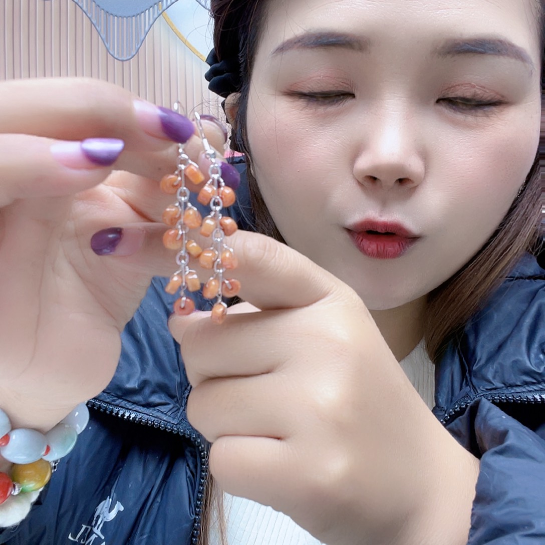 翡翠未镶嵌颈饰项链