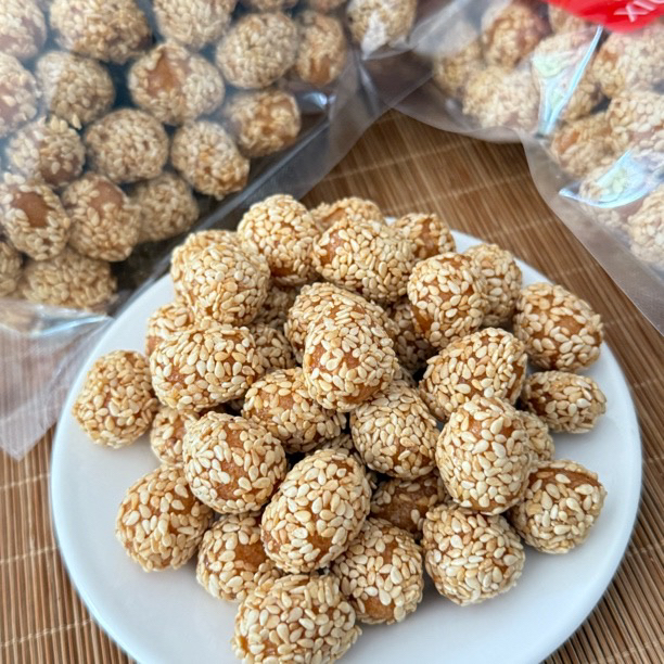 崇阳儿时零食麻果球芝麻球休闲零食传统糕点年货湖北咸宁特产包邮