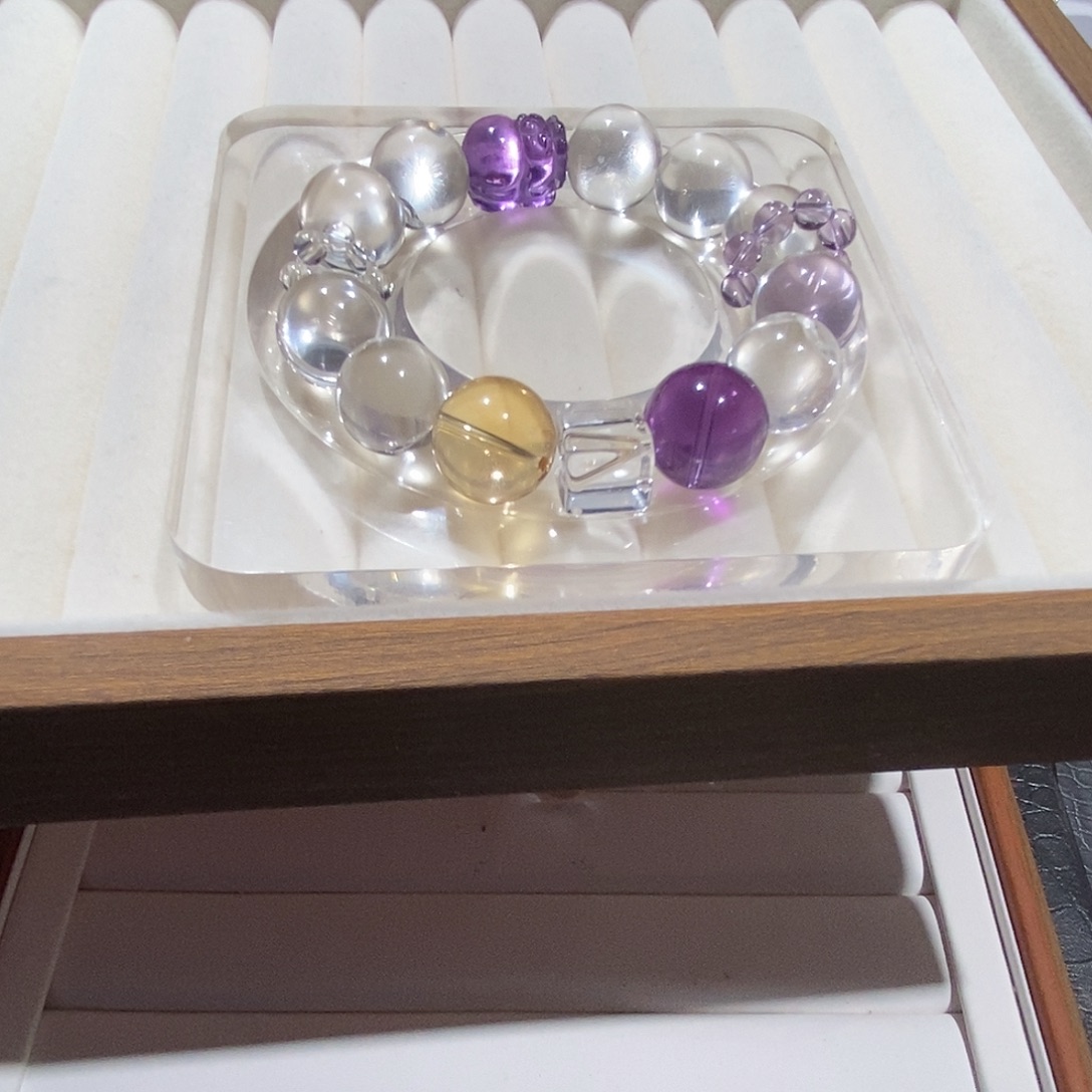 未镶嵌手链水晶定制