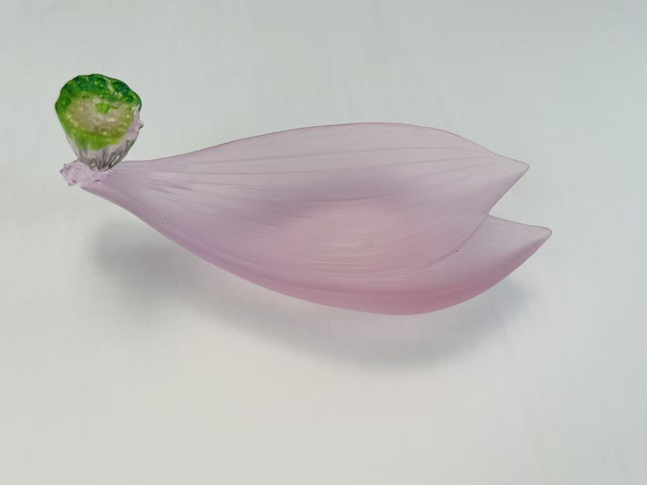 意中家美学【荷叶莲花香插】莲花瓣造型香插家居装饰精美艺术品