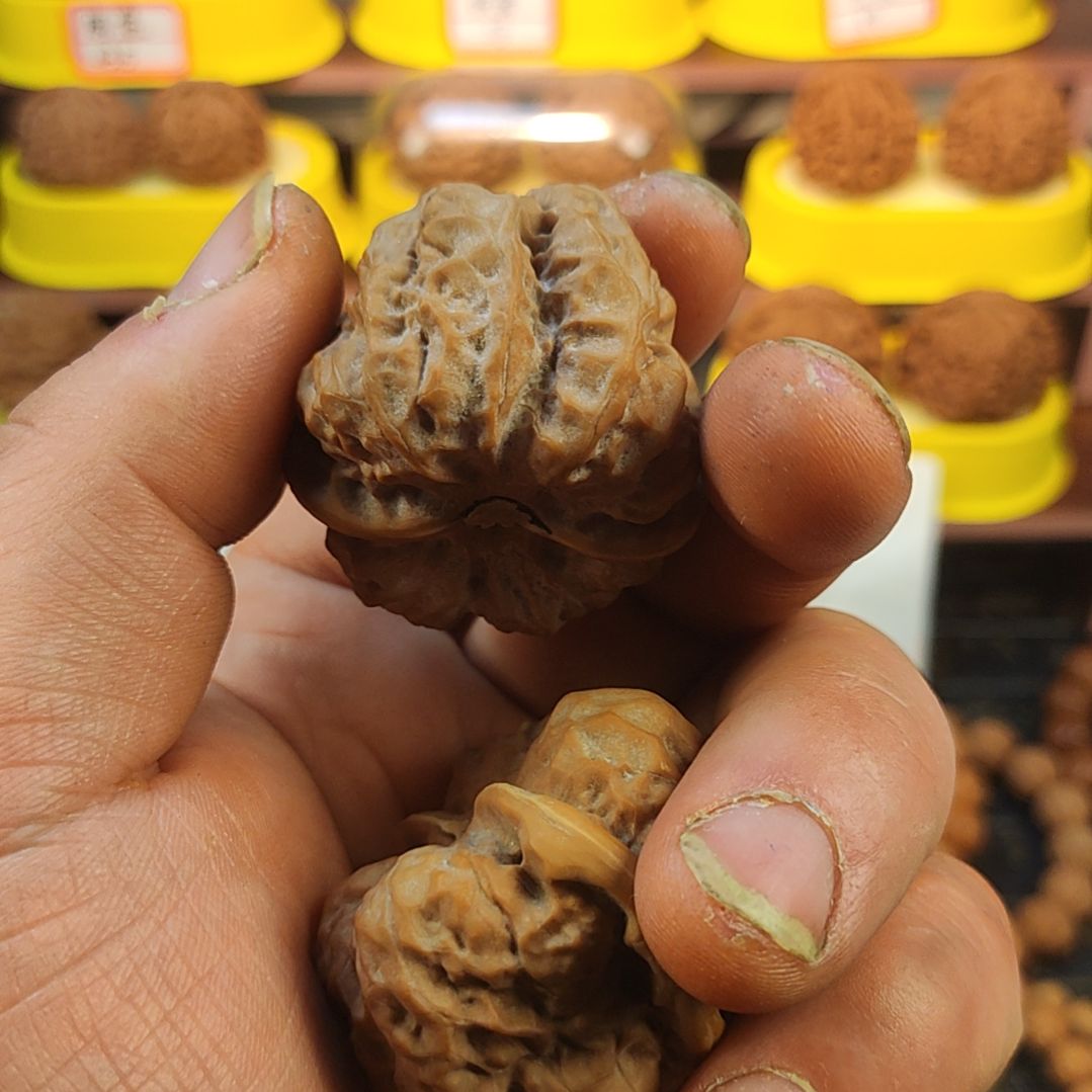 呼***吸吊坠文玩核桃蛤蟆头39