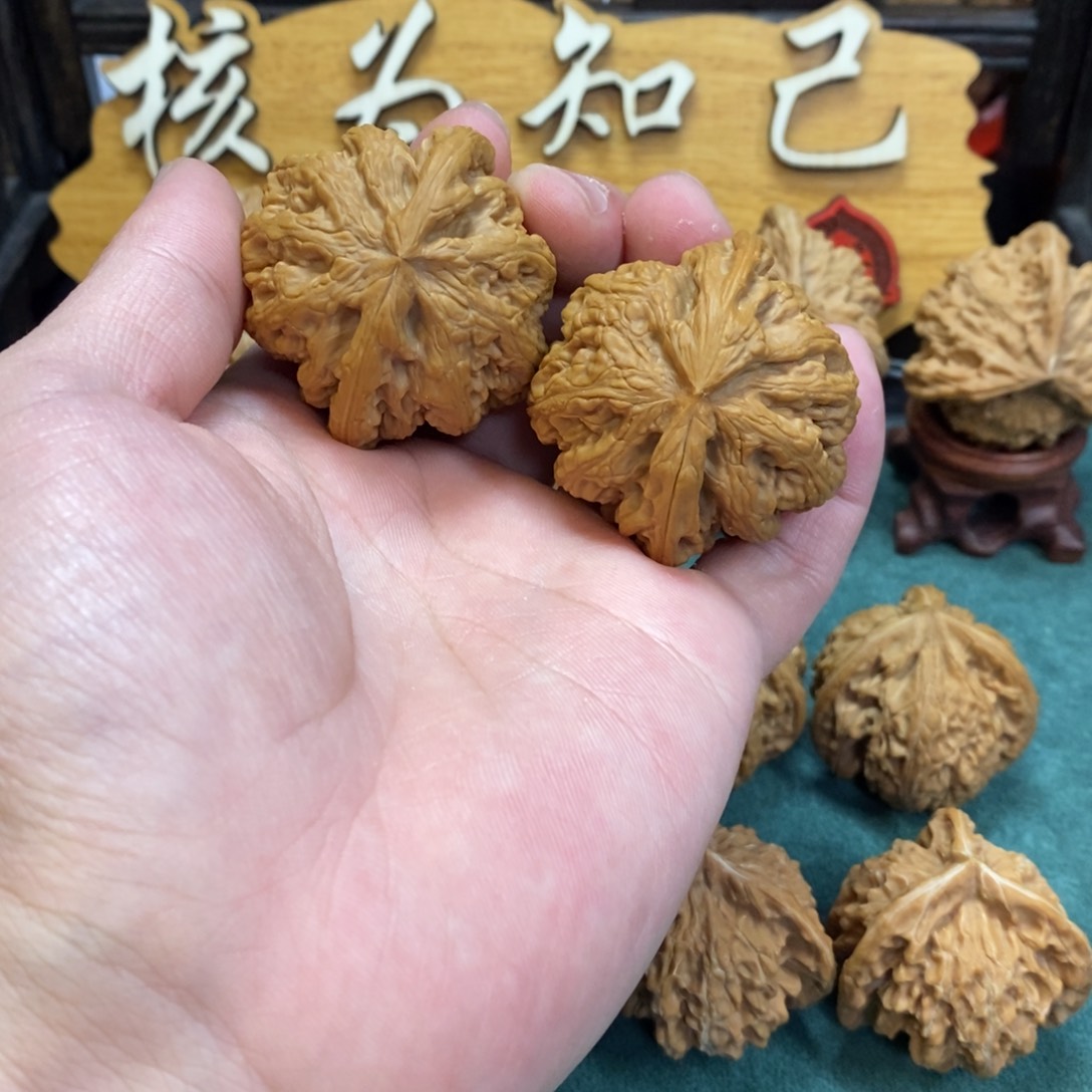 文玩核桃把件大粗筋43修