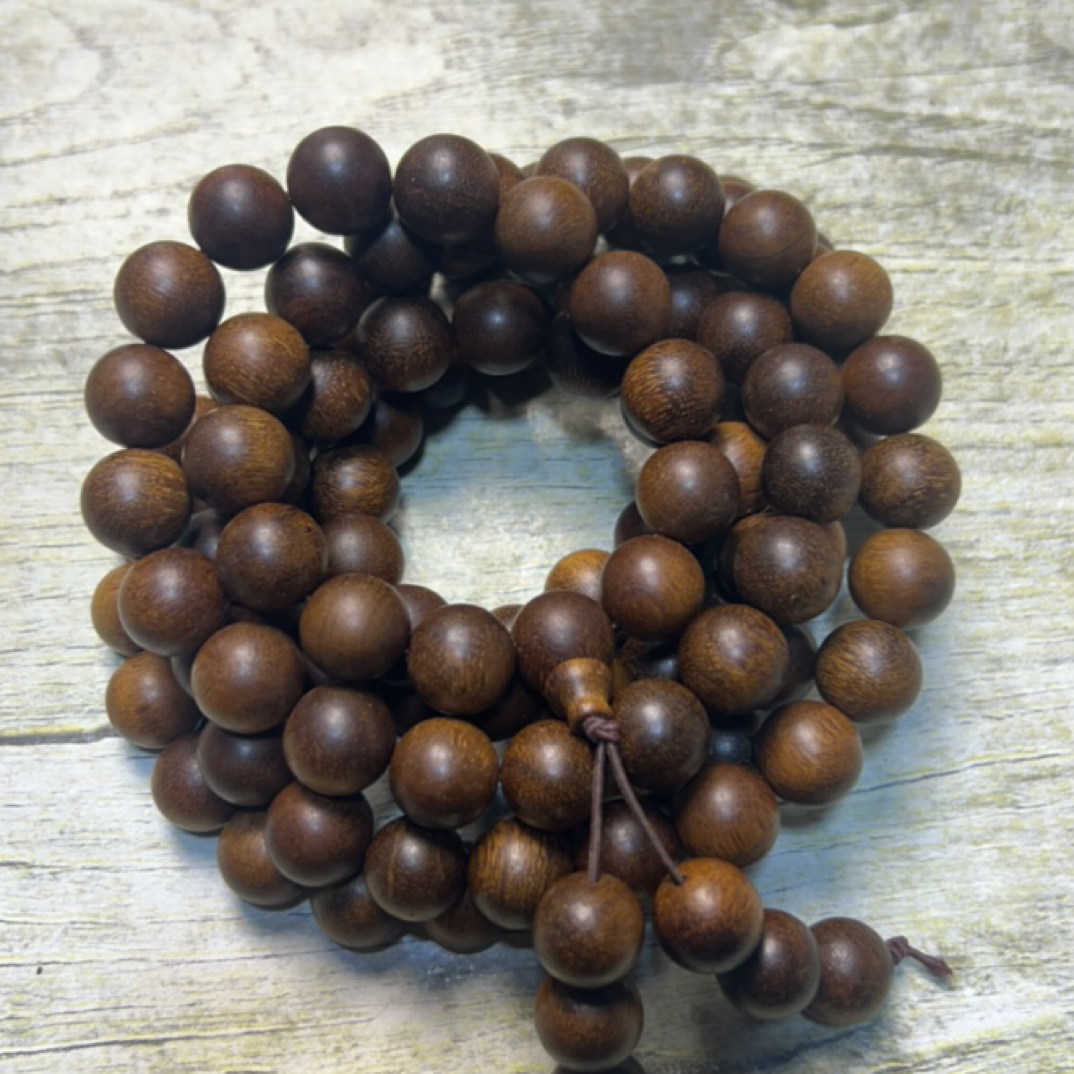 32 福来精选文玩沉香木作手串12mm