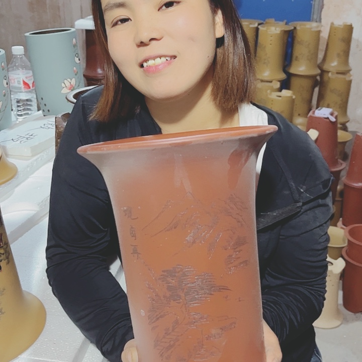 宜兴紫砂精品花盆