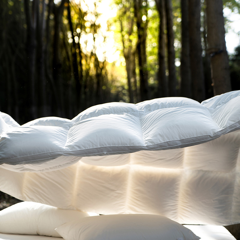 单层120x150cm儿童幼儿园羽绒被白鹅绒手检白鸭绒被子秋冬保暖被