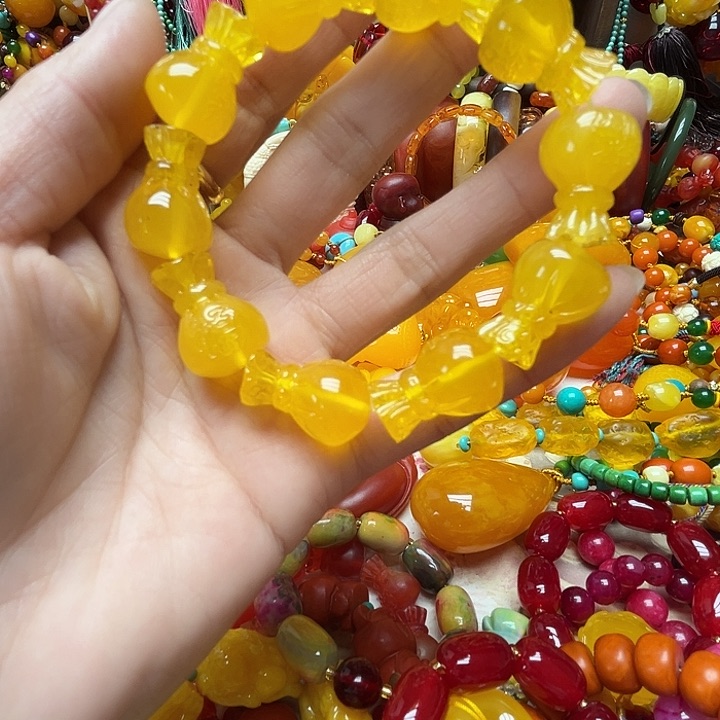 树脂制品2411钱袋手链