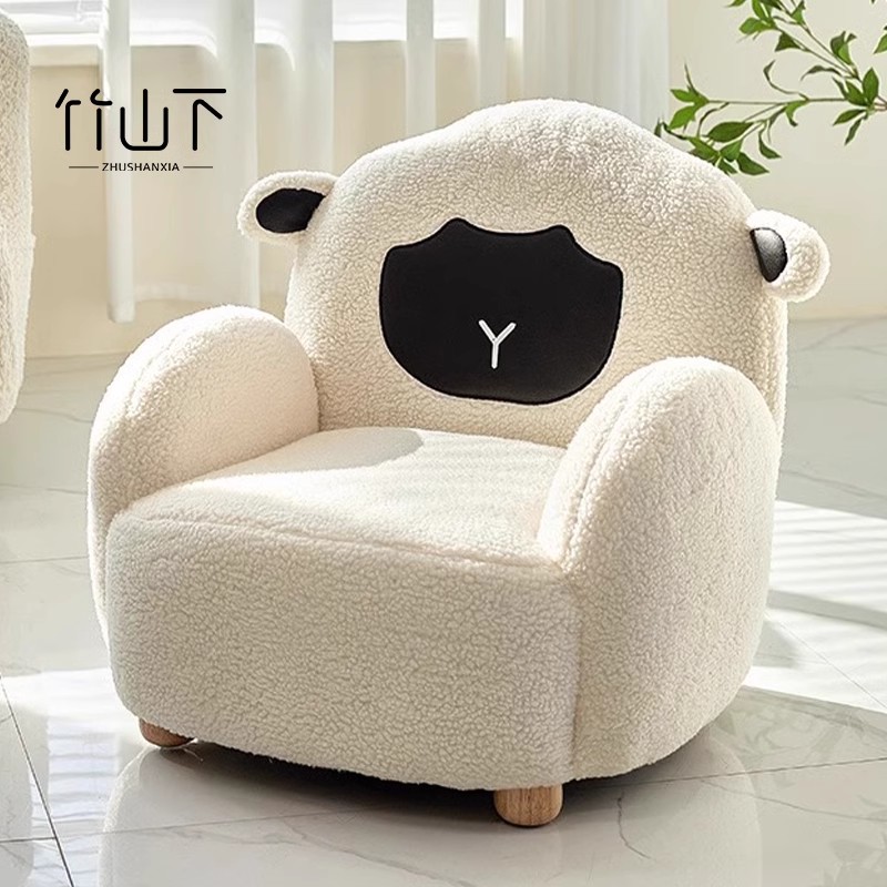 儿童卡通小沙发可坐可躺6岁以上宝宝单人沙发椅阅读角看书靠背椅