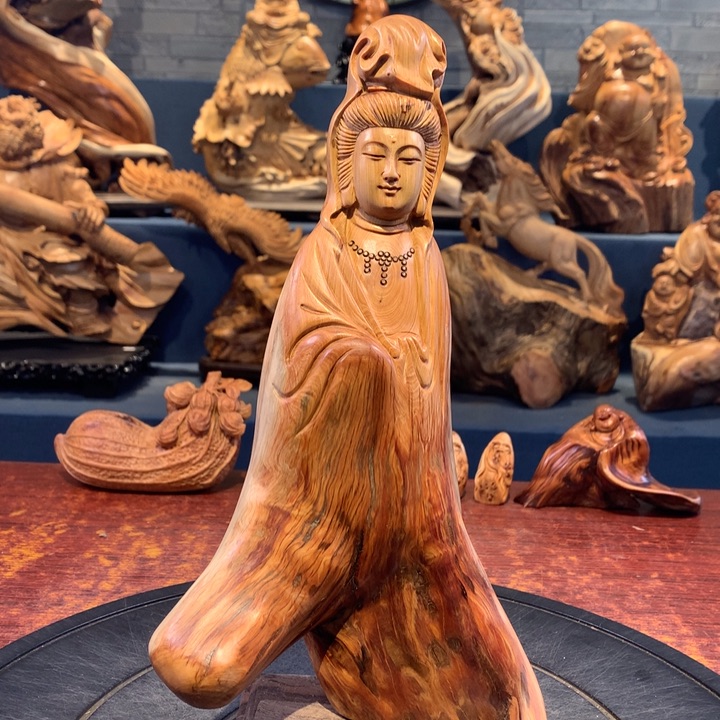 柏木（崖柏）根雕摆件