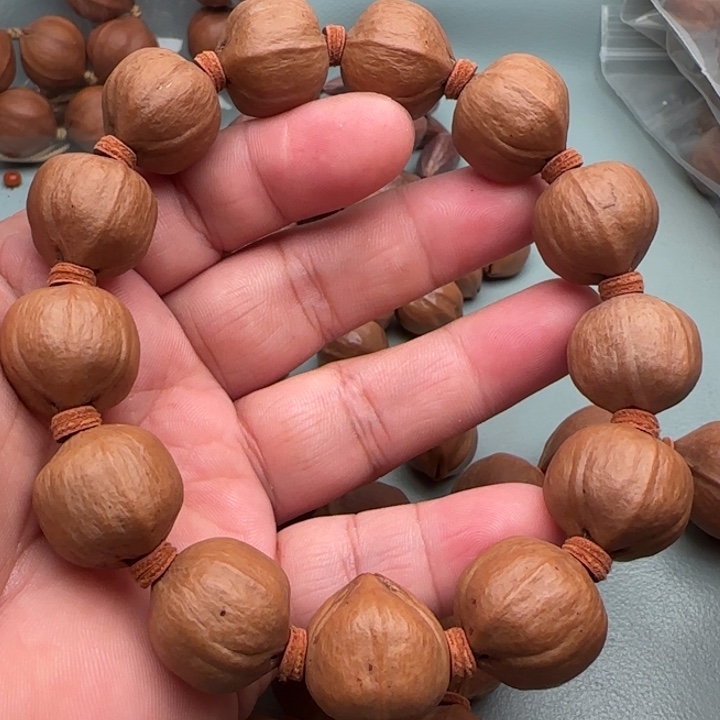 橄榄核手串橄榄核原皮铁核桶珠