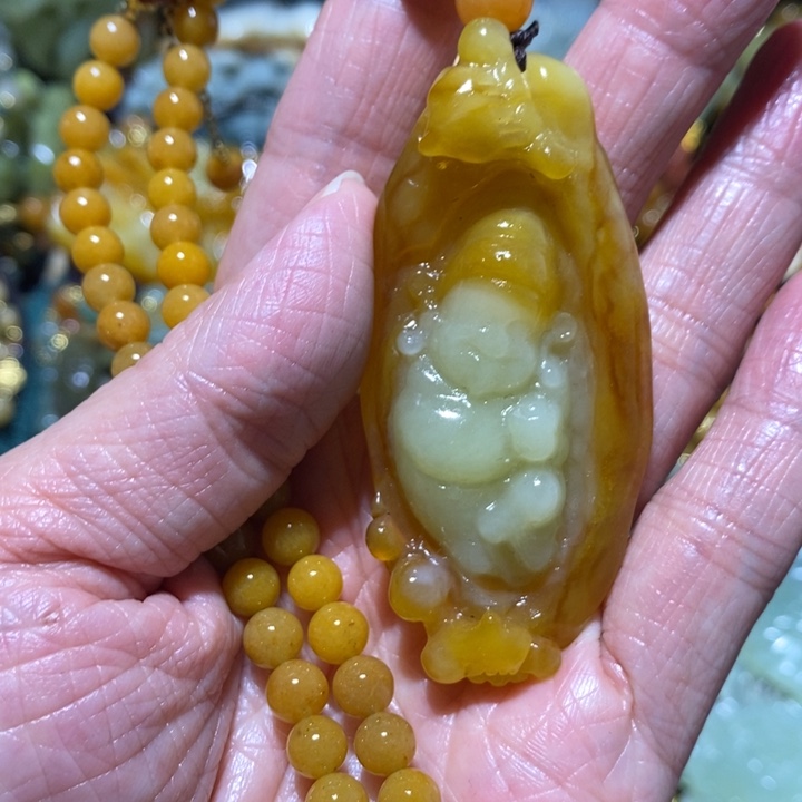 岫玉岫玉吊坠未镶嵌