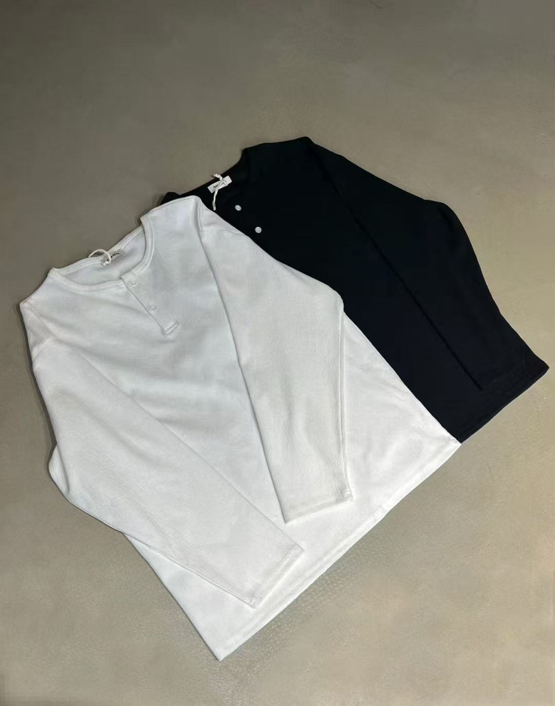 cleanfit亨利领长袖男女