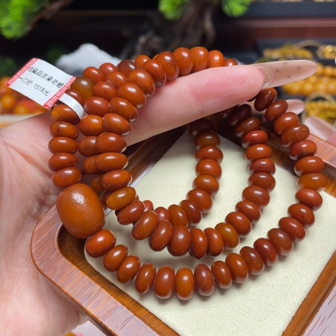 蜜蜡手链未镶嵌手串