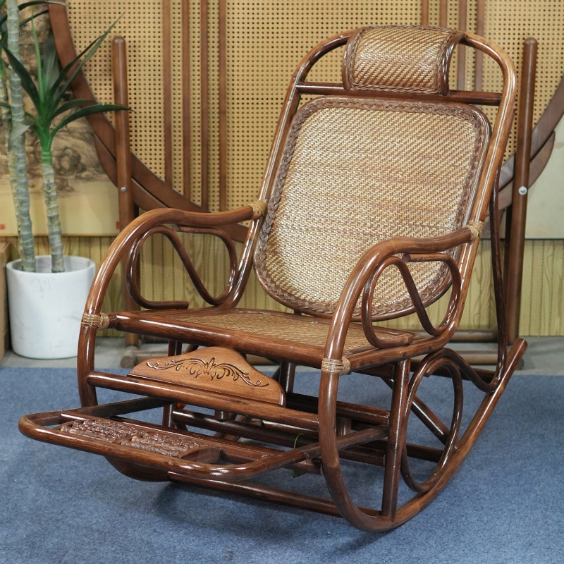 植物藤编织摇摇椅庭院户外休闲椅家用阳台靠背躺椅午睡逍遥椅