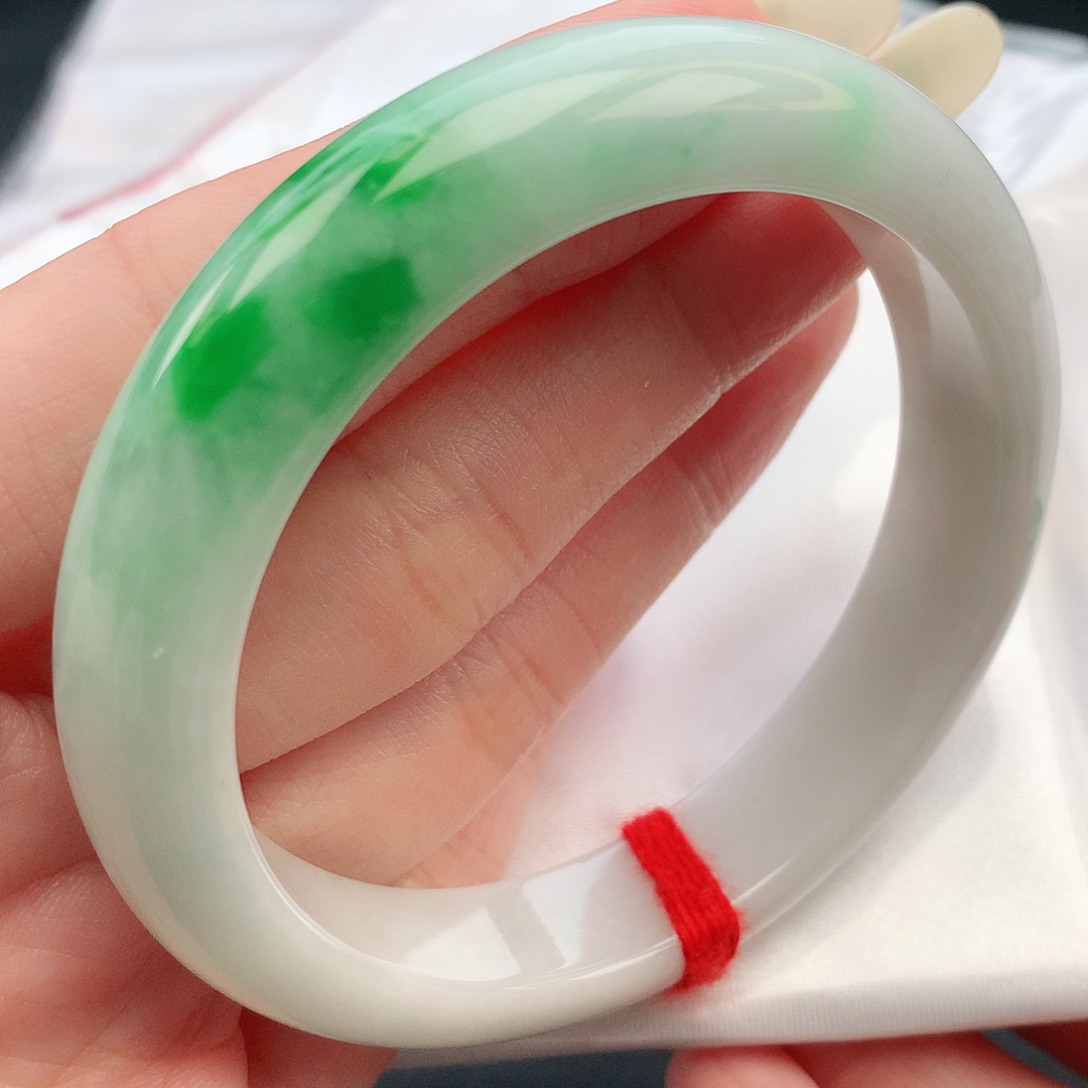 翡翠未镶嵌手镯56圈口882501