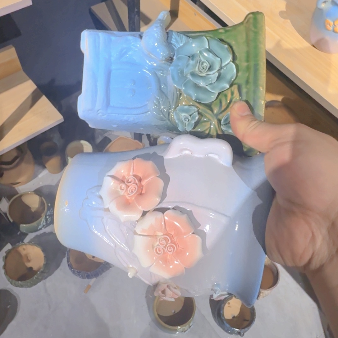 紫砂花盆瑕疵大盆