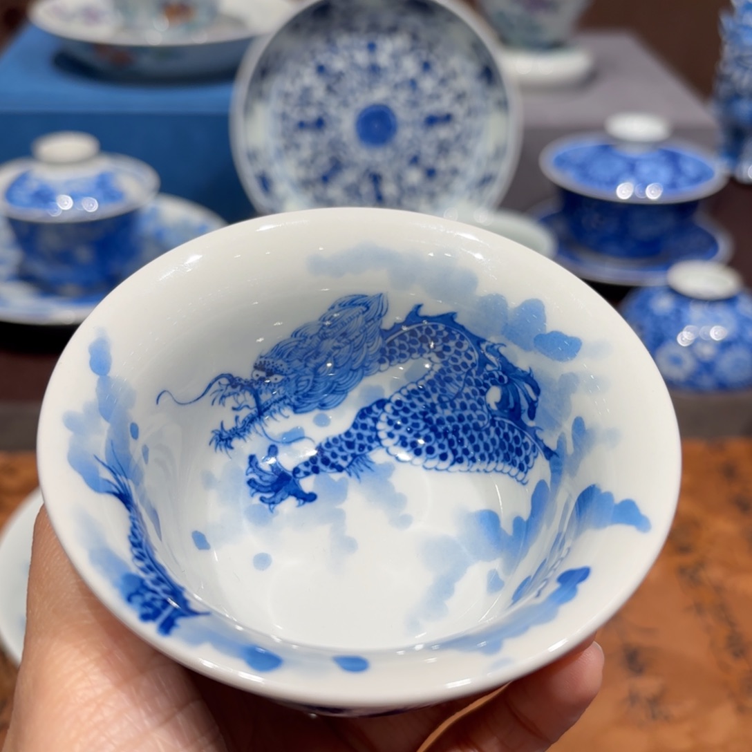 瓷片景德镇纯手工手绘