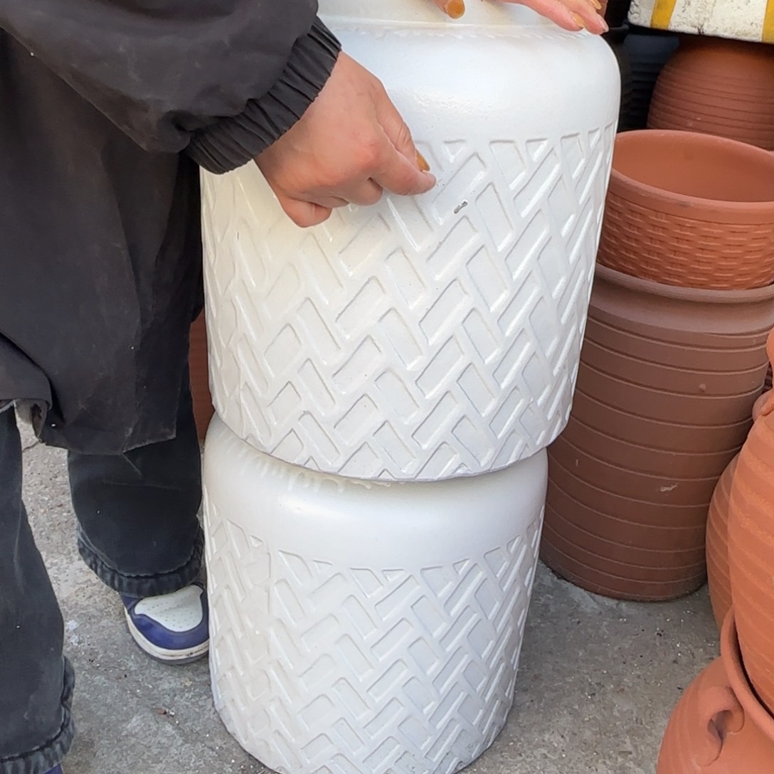 紫砂花盆口25高36宜兴紫砂瑕疵釉面不精致