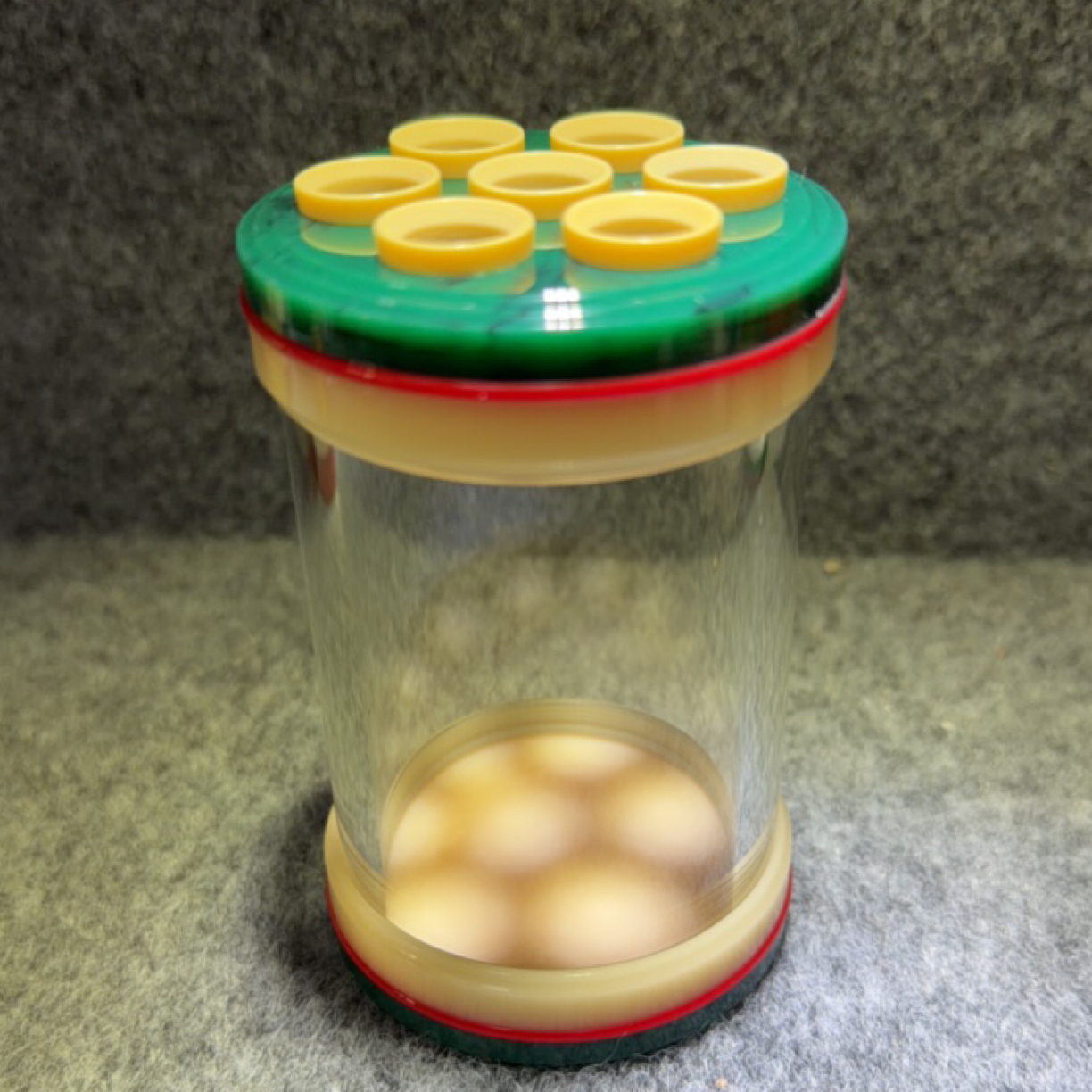 黑六鸣虫——韩绿三拼密胺眼圈七星蝈蝈叫罐