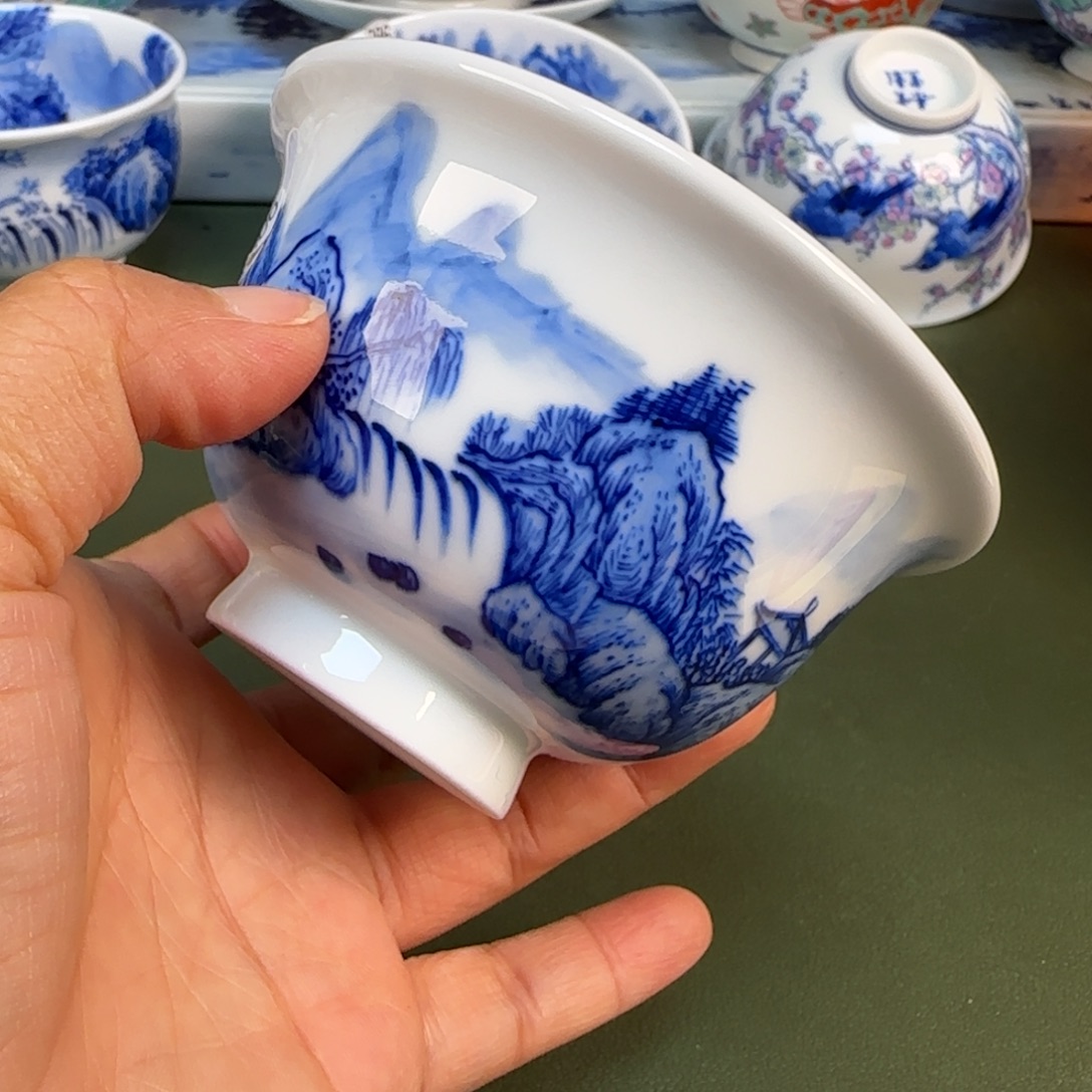 纯手工纯手绘茶具圆圆206