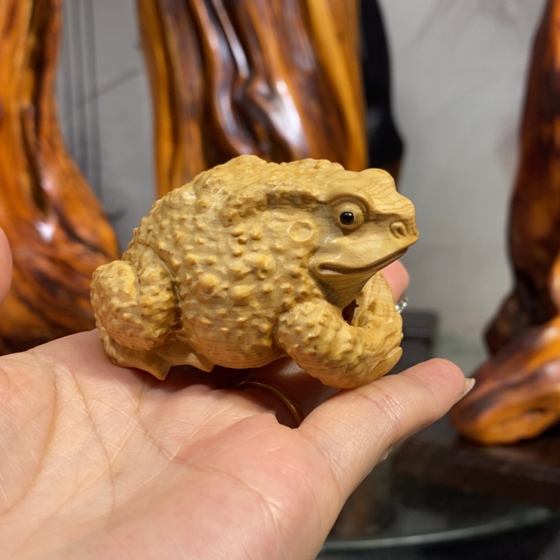 【闪购商品】柏木（崖柏）根雕木雕工艺品摆件创意，满十送一手把件