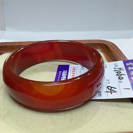 玛瑙/玉髓手镯未镶嵌红*