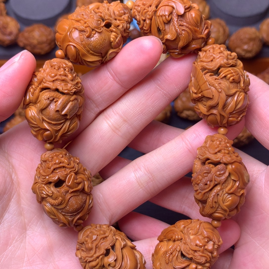 橄榄核手串/手链钟馗伏魔