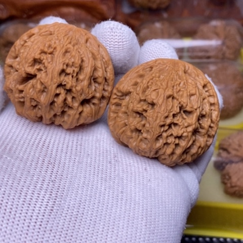 文玩核桃把件粗筋45