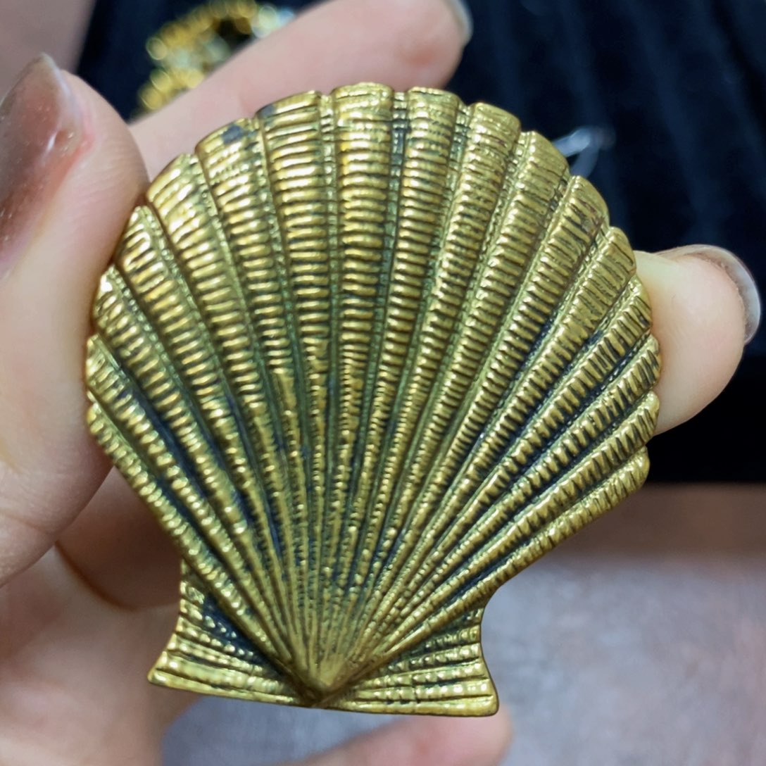 瓷片日本中古胸针