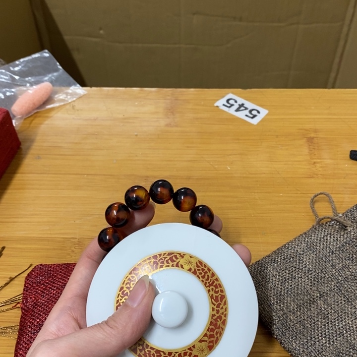 瓷片哈哈中古工艺品一件