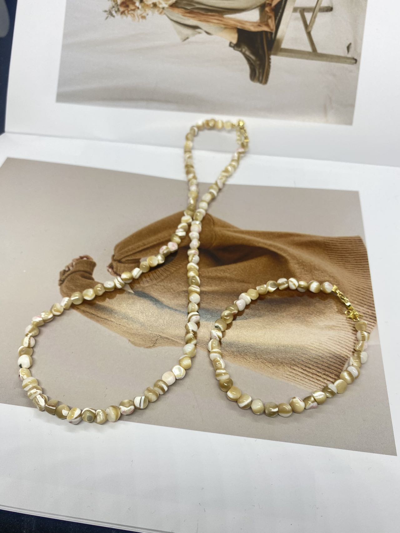 钛钢项链 sadap yuruxluyk 两件套项链手链