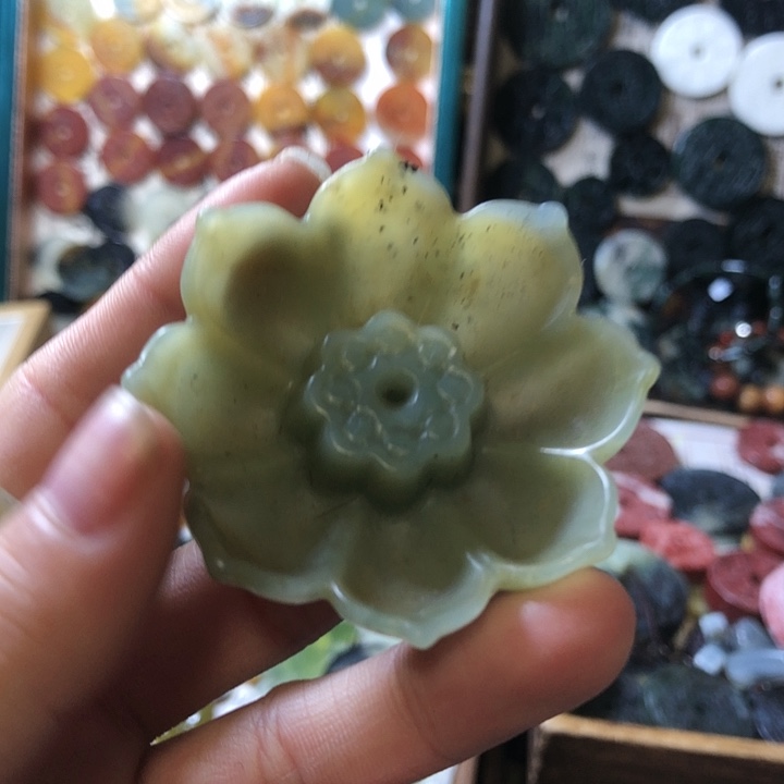 岫玉岫玉香插未镶嵌