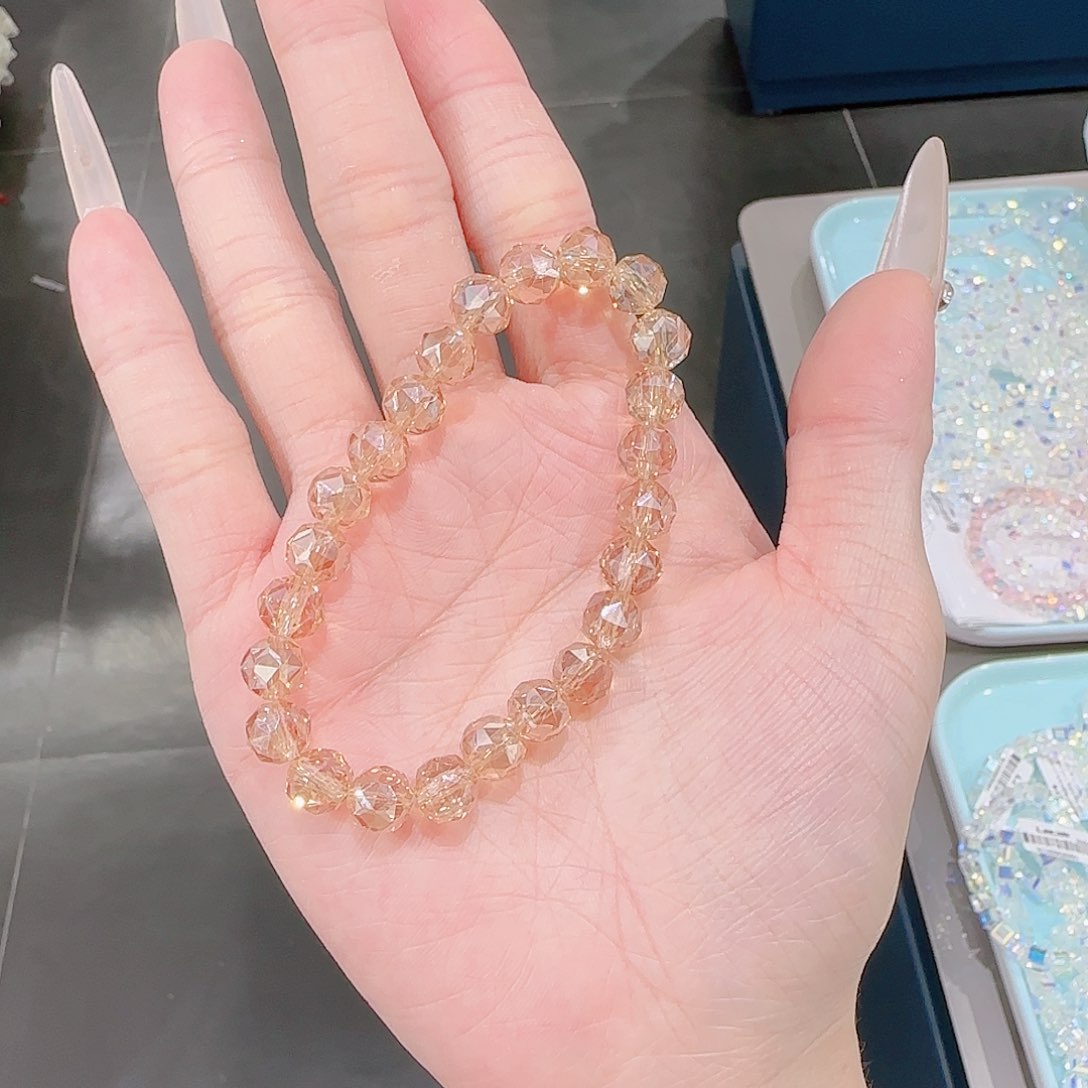 仿水晶铜合金时尚新款百搭手链