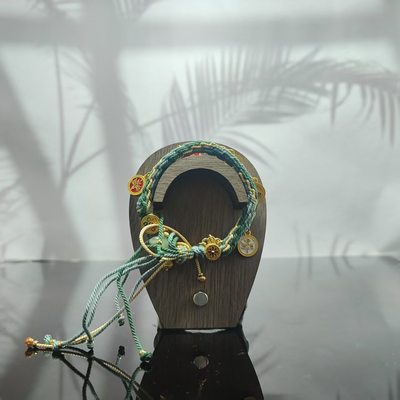 N和田玉五路财神手链3394