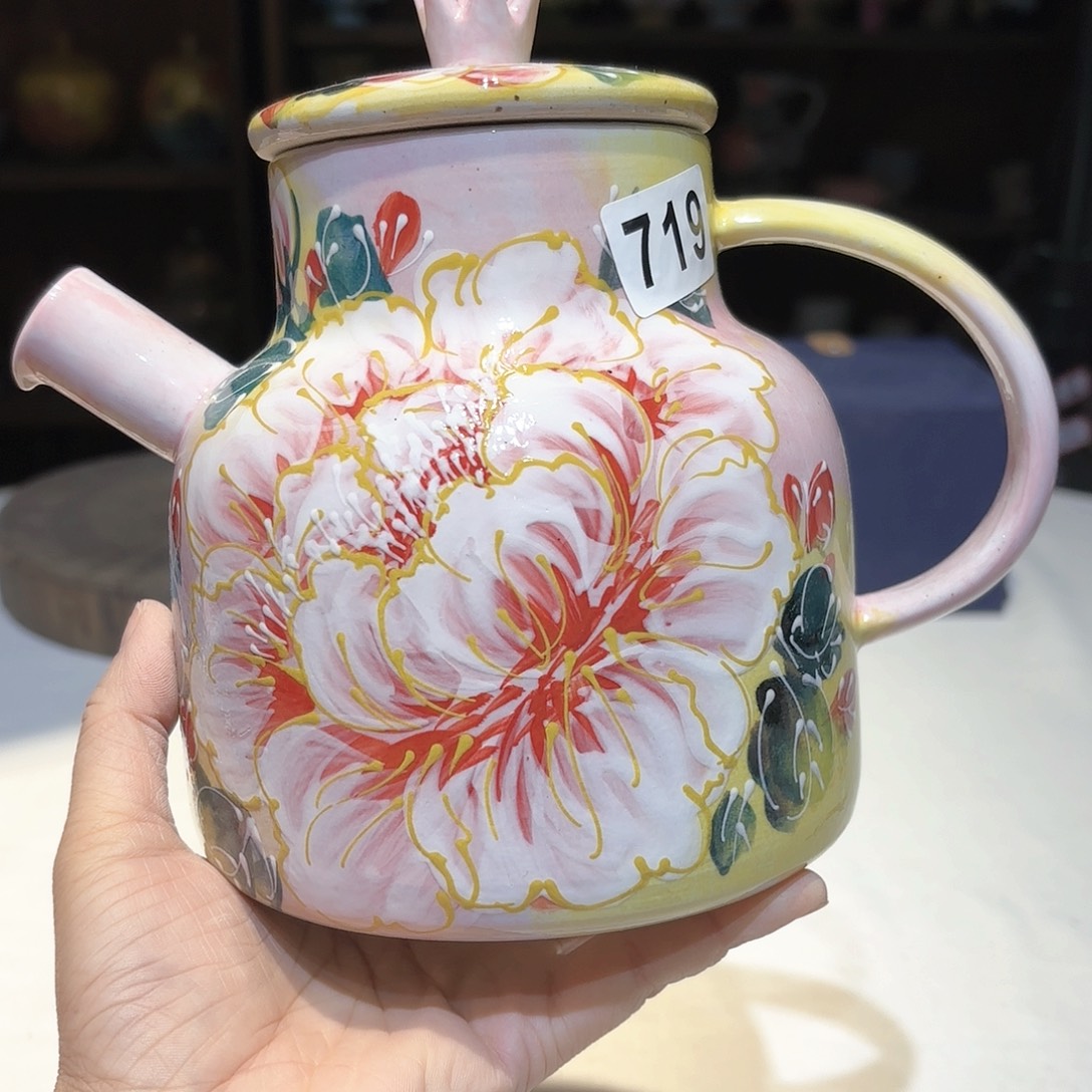 景德镇手绘高温釉下彩陶瓷茶具