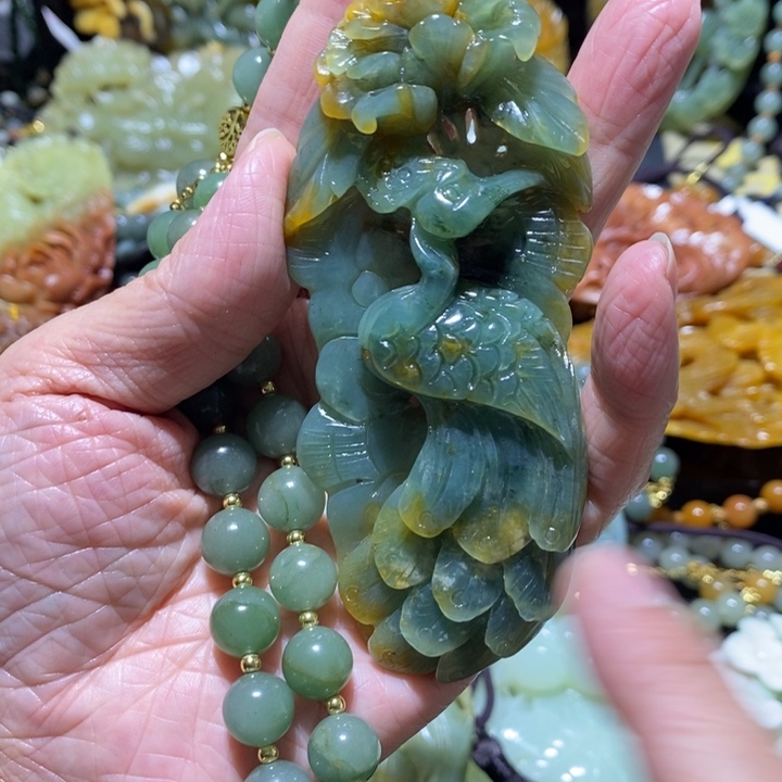 岫玉岫玉吊坠未镶嵌