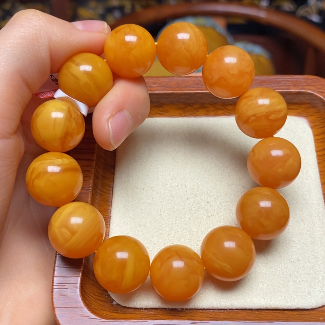 【闪购商品】蜜蜡手链未镶嵌手串