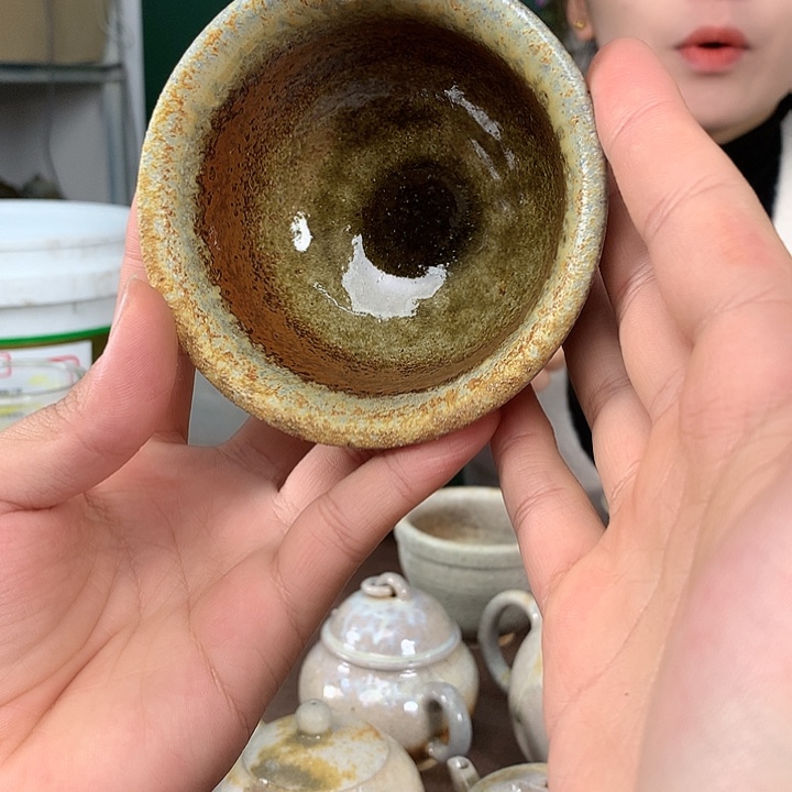 紫砂柴烧纯自然柴烧