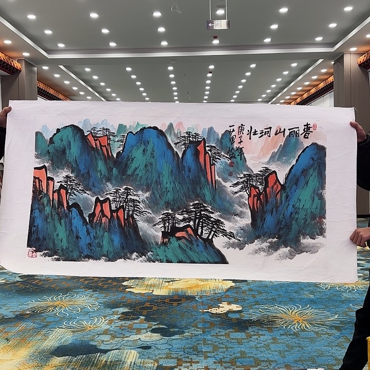 国画木*荣姜国华国际原作