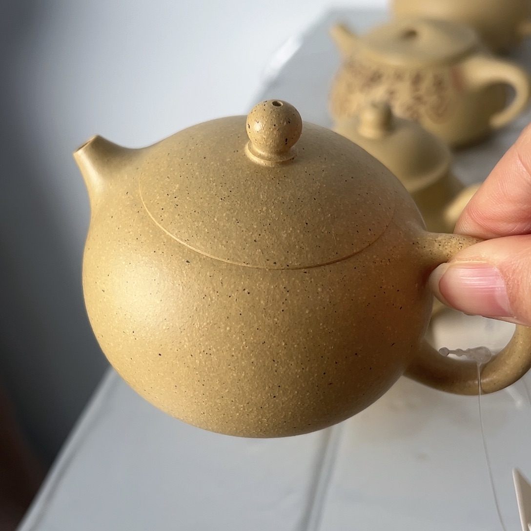 紫砂茶壶黄龙山原矿本绿160