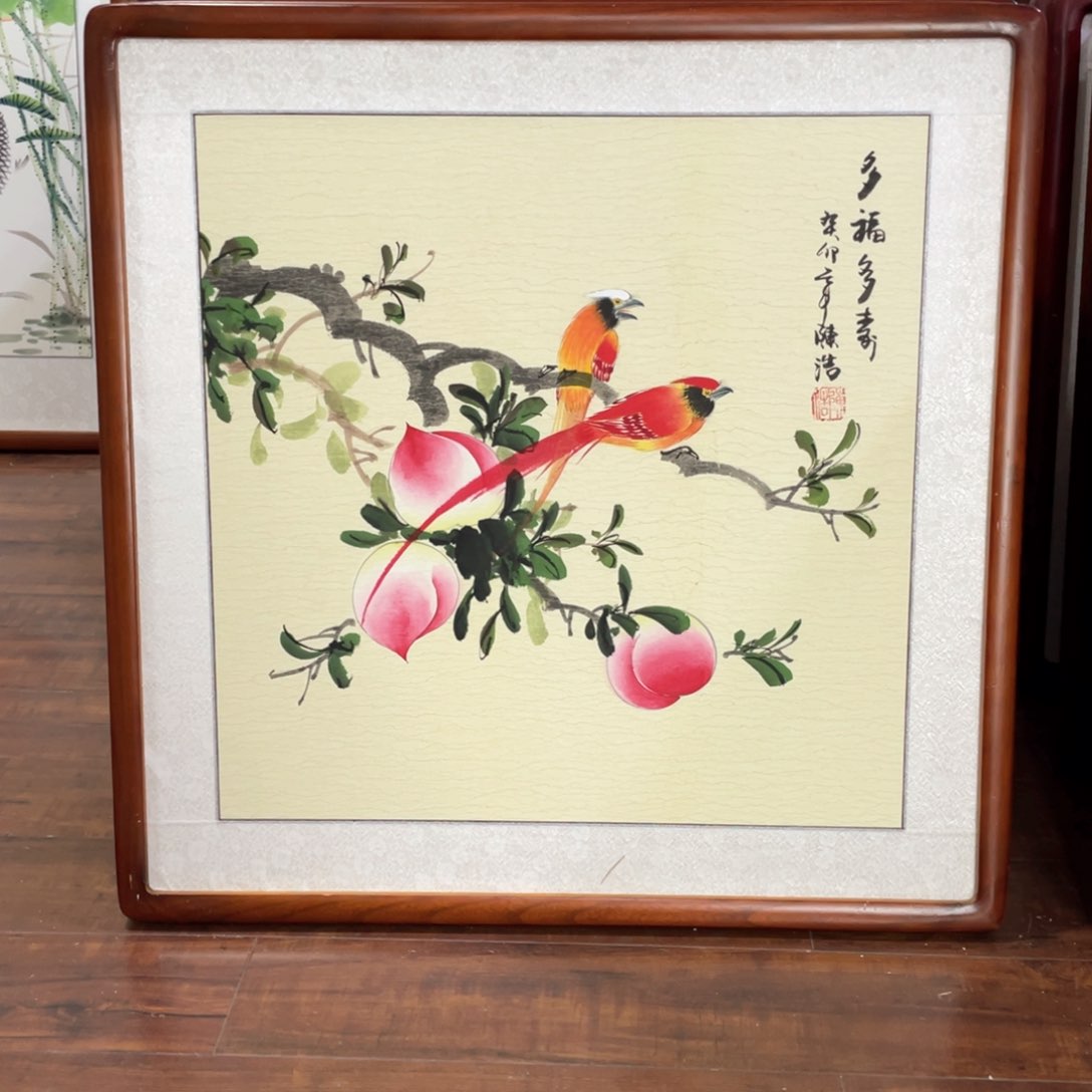 国画带框尺寸63*63厘米