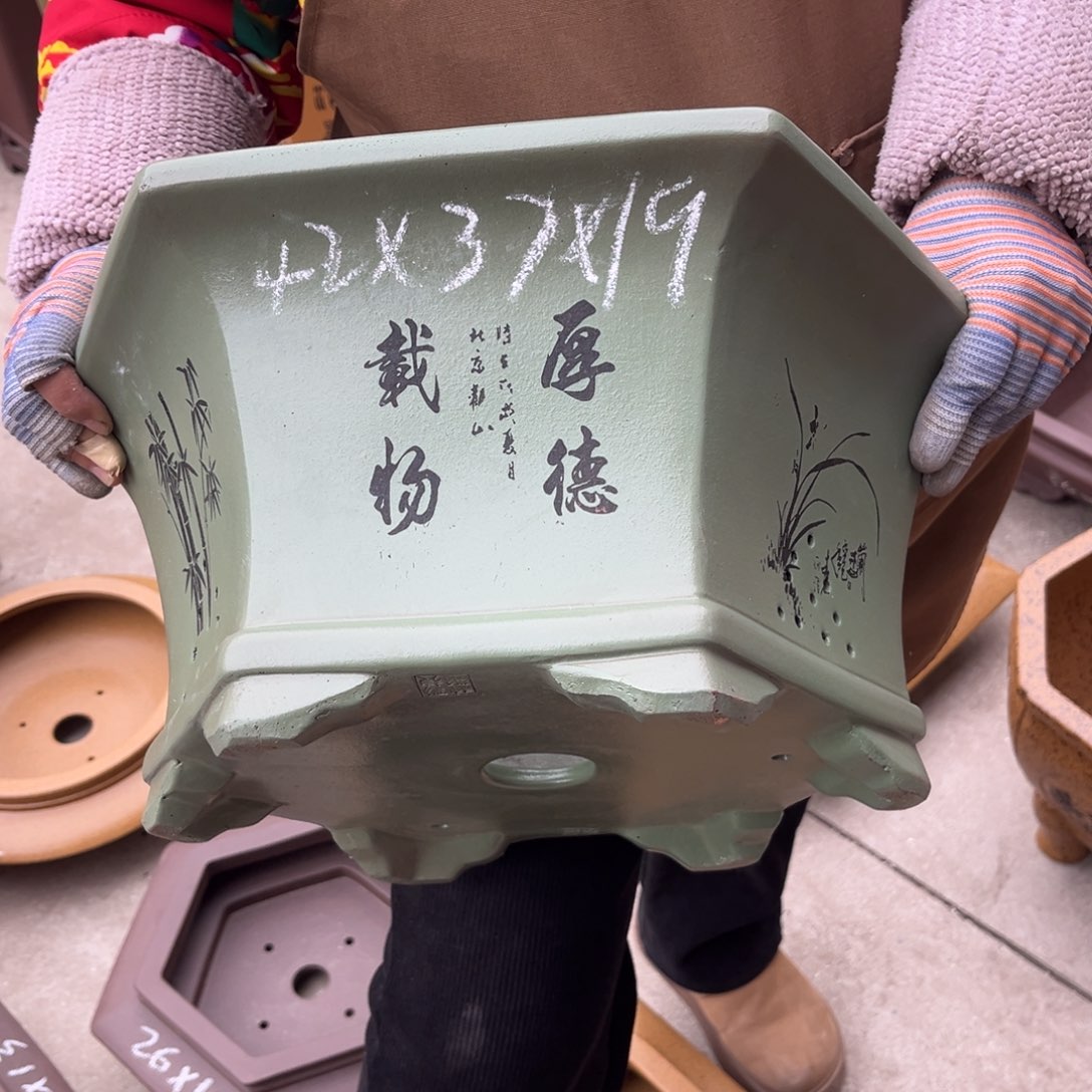 紫砂花盆盆景艺术