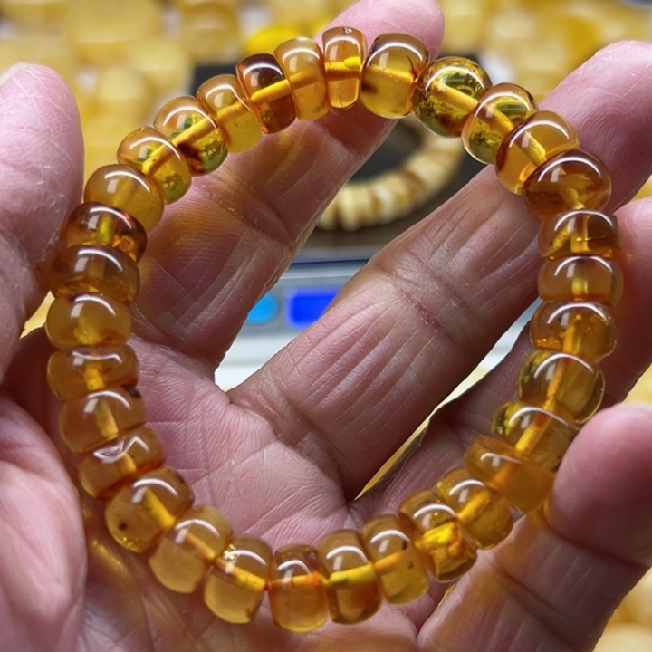 琥珀（矿物珀）手串未镶嵌