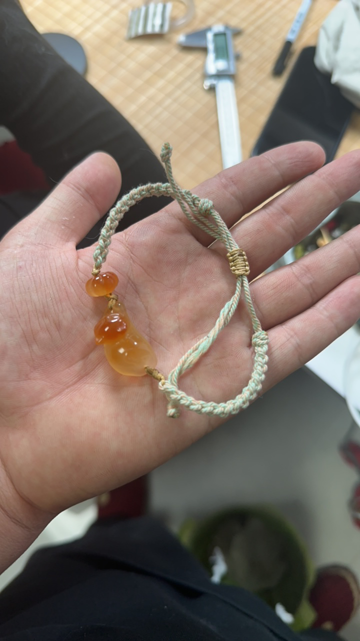 天然玛瑙手链趴趴猫