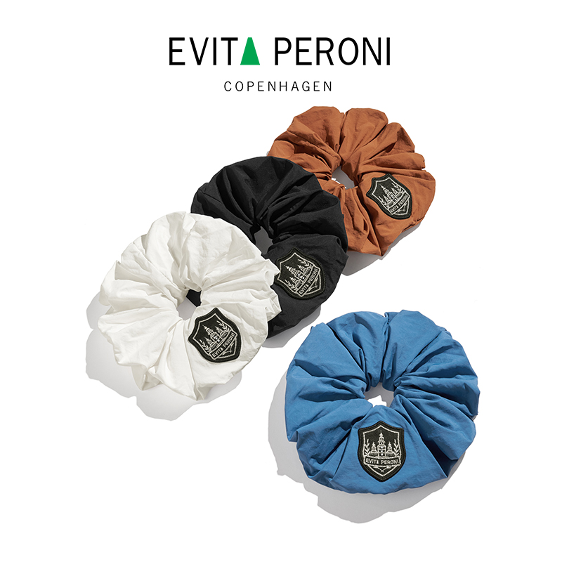 Evita Peroni/依慧达学院风少女时尚气质百搭简约大肠纯色发圈