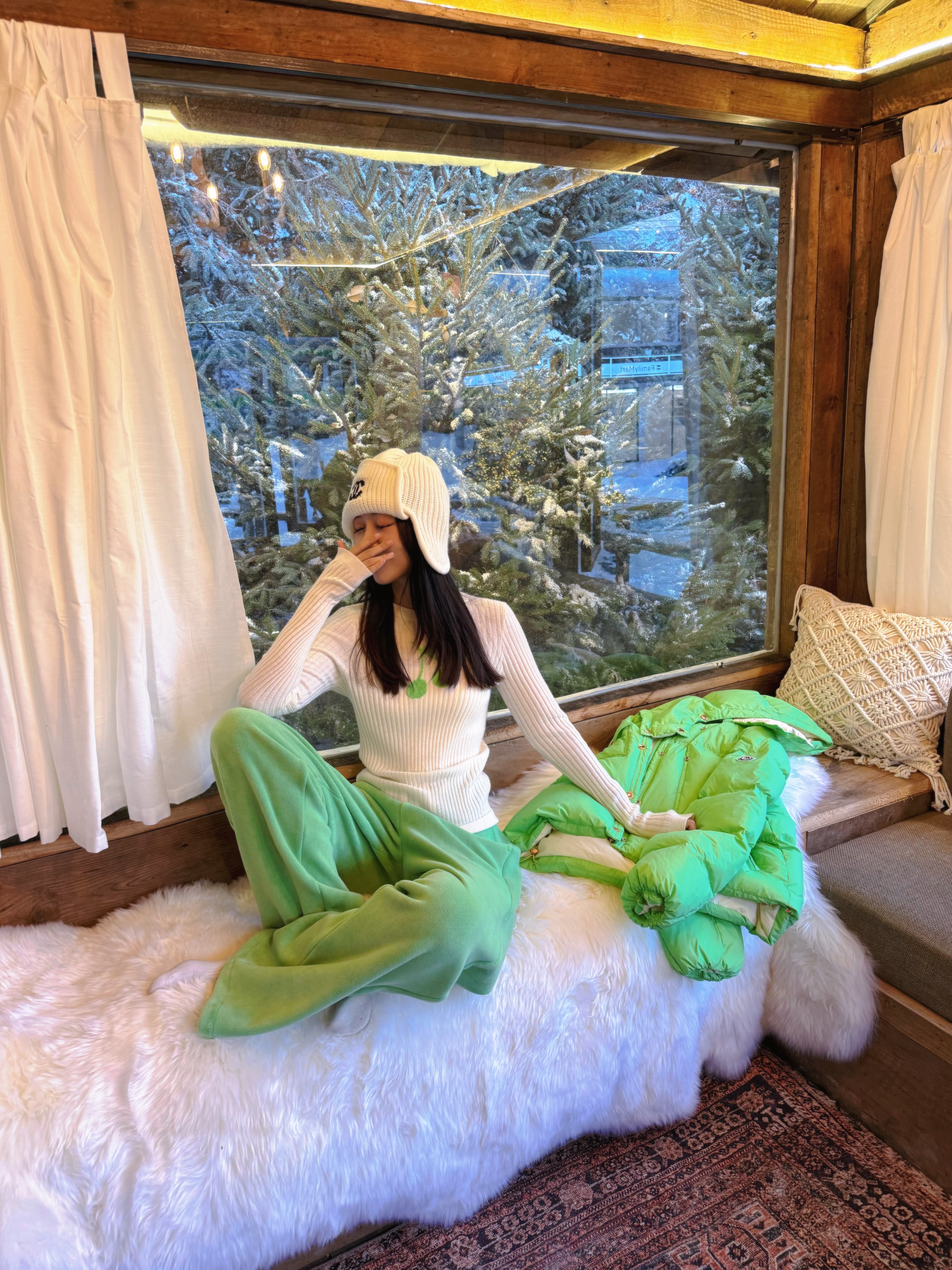 【LUXINIUYA】一口樱桃 “100羊毛”修身显瘦可机洗针织衫#QDS513