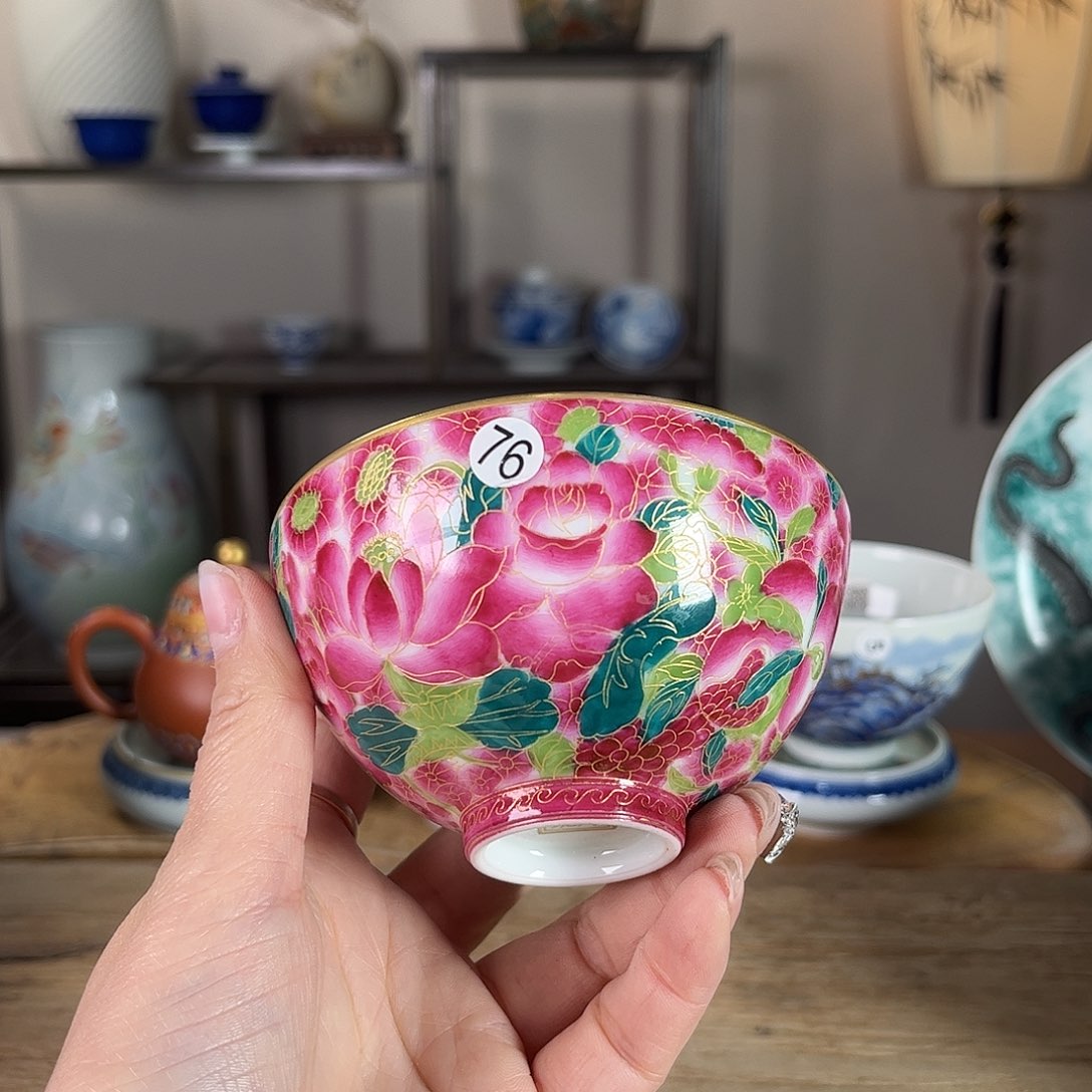 杯景德镇陶瓷柴烧多人