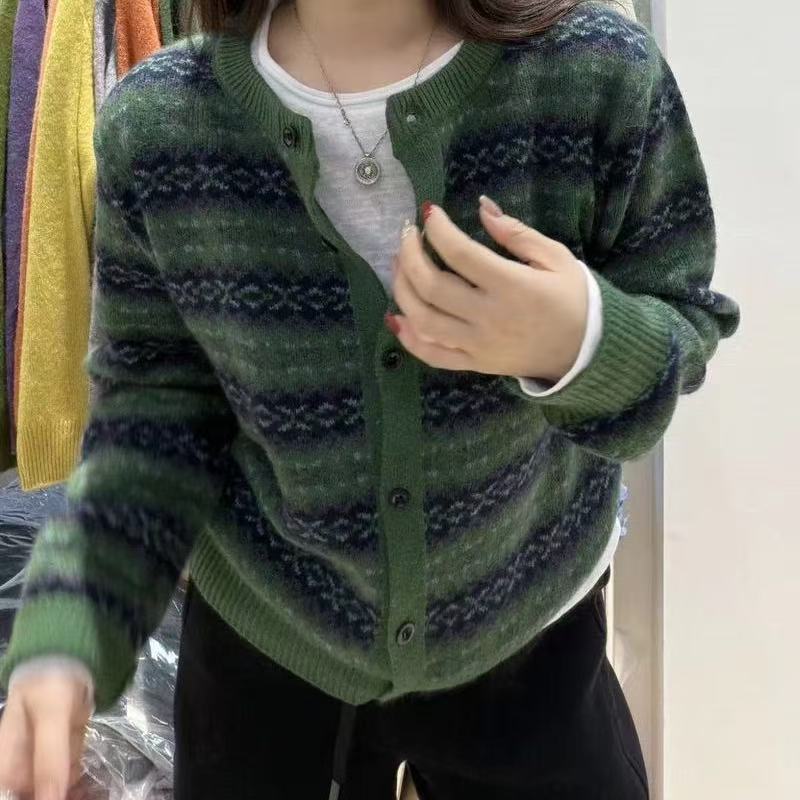 1066【开衫  绿野仙踪】秋冬加厚针织衫