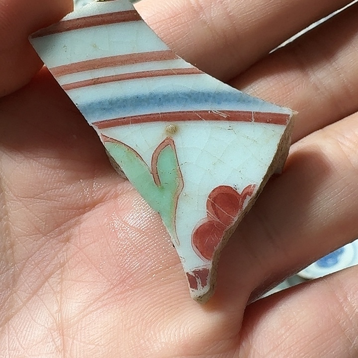 清***居瓷片瓷片标本，顺丰包邮